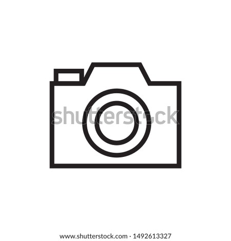 Camera Icon,Ilustration symbol - vector,Eps10.