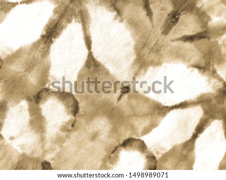 Dots Background. Brown Beige Closeup Paper. Brown Ink Boho Art.  Brown Beige Wave Textile. Beige Dots Background. Antique Shibori Fabric.  Optical Grunge Texture.