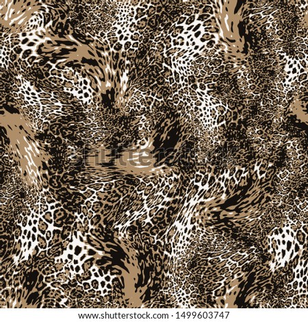 Modern leopard pattern design.
Animal pattern.