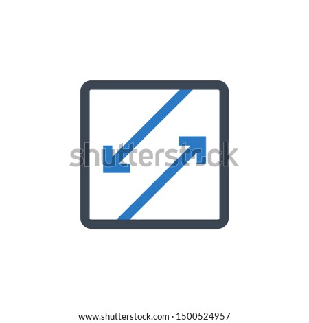 Competing Interests related glyph icon. Isolated on white background. illustration.