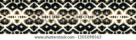 Traditional African Pattern. Ethnic Repeat Print. Abstract Tribal Background. Tribal Style Texture. Indian Design Template. Black, Gold, White Traditional African Pattern.