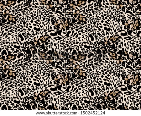 Seamless leopard texture, animal print