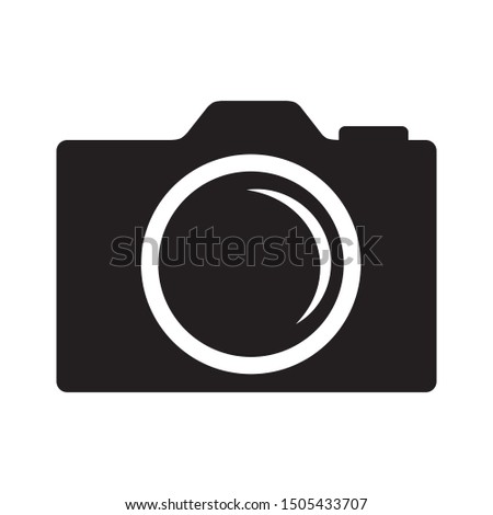photo camera, simile vector icon