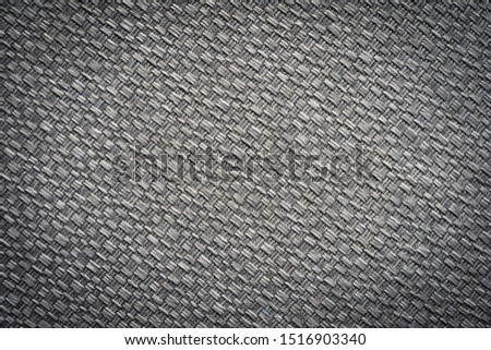 Grey and black leather cotton texture for background
