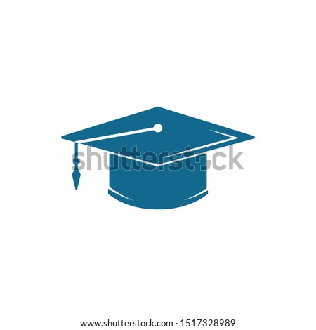 graduation cap diploma vector illustration design template