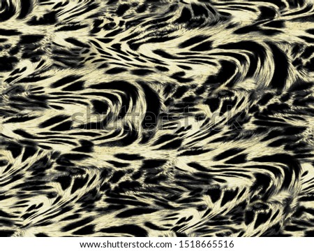 mixed animal skin texture background for textile and digital print design - Illustration