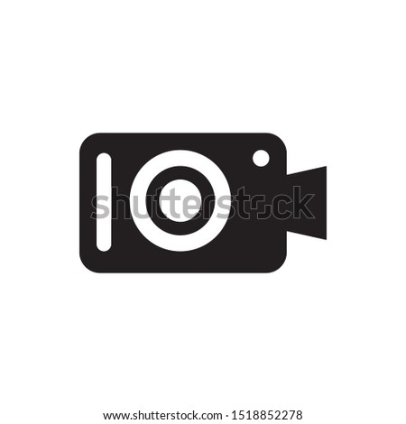 Video camera icon. vector illustration