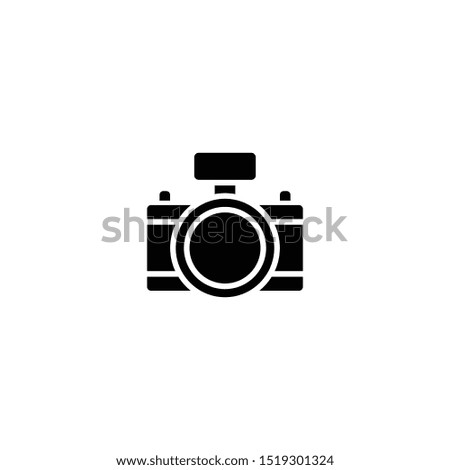 Camera icon. Photo camera vector icon. Modern simple snapshot photography sign. Trendy symbol for website design, web button, mobile app. Logo illustration