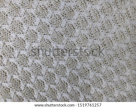 Texture of beautiful knitting, close up.
