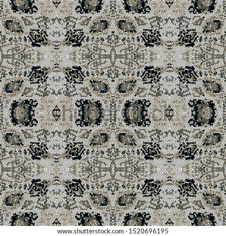 Ethnic Embroidery. Sable Continuous Inca Wallpaper. Blanched Simple Design. Monophonic American Backdrop. Folk Ornament. Black Ethnic Embroidery.