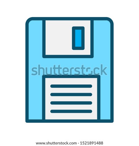 floppy icon isolated on abstract background
