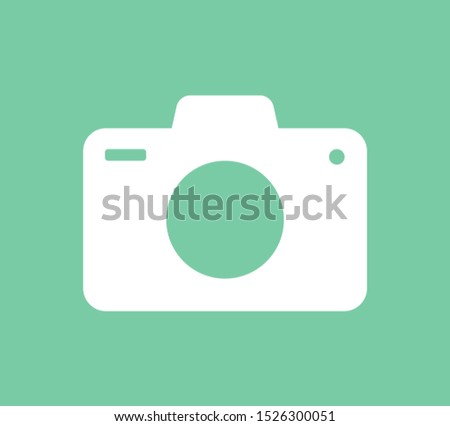 Photo Camera vector icon. Photography sign. Digital camera illustration EPS10