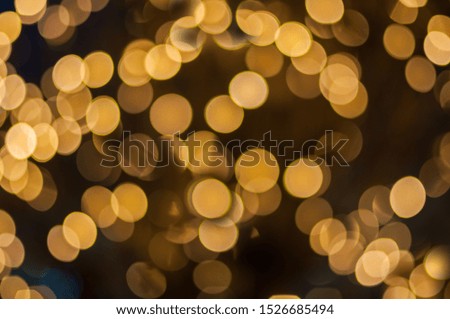 Dark golden medium bokeh background