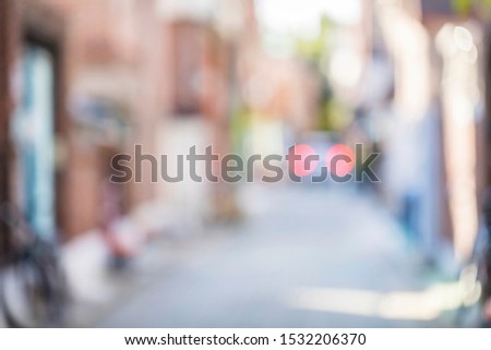 blurred background street in the city