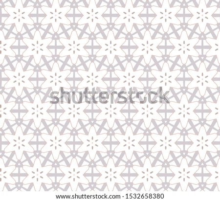 Geometric ornamental vector pattern. Seamless design texture.