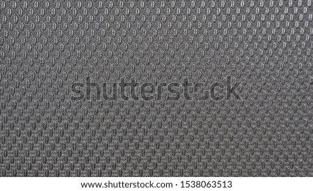 Surface of leatherette black color for textured background. On top view. 