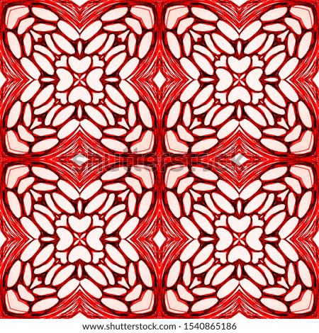 Vintage Repeat Lace Pattern. Ethnic Ornament Print. Vintage Ceramic tile. Ceramic Tile. Oriental style. Antique Element DIY effect art. Kaleidoscope Effect. Floral Design. Floral Pattern.