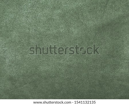 Green suede leather background texture