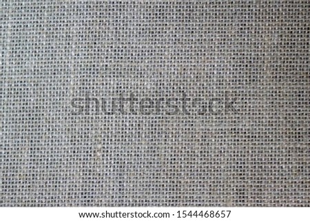 Burlap close up background. Coarse durable fabric, jute fiber