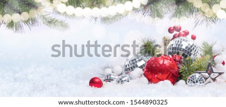 Christmas and New Year holidays background 