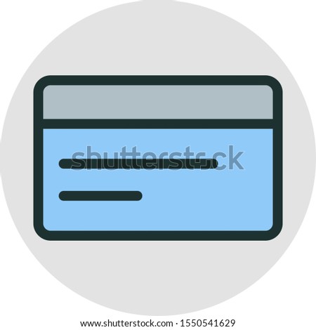credit card icon isolated on background

