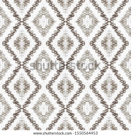 Seamless Ethnic Pattern. Woven Tapestry Delicate Print. Kalmuck Cloth. Winter Rhombus Macrame. Wicker Armenian Embroidered. European Rude Ethnic Pattern.