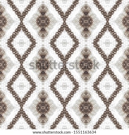 Seamless Ethnic Ornament. Wicker Embroidery Light Brown Print. Mexican Picture. Decoration Lines Embroidered. Wicker Mayan Woolen. Arabesque Boho Pattern.