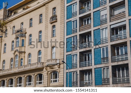 Architecture in Budapest- beautiful colourful buildings