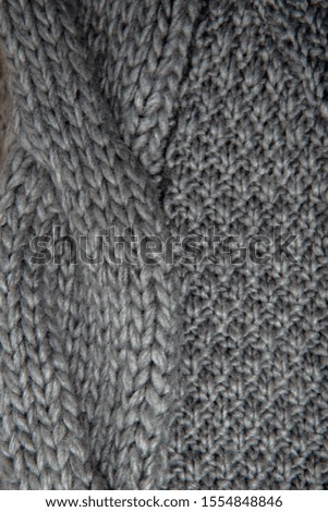 Knitwear texture at close range