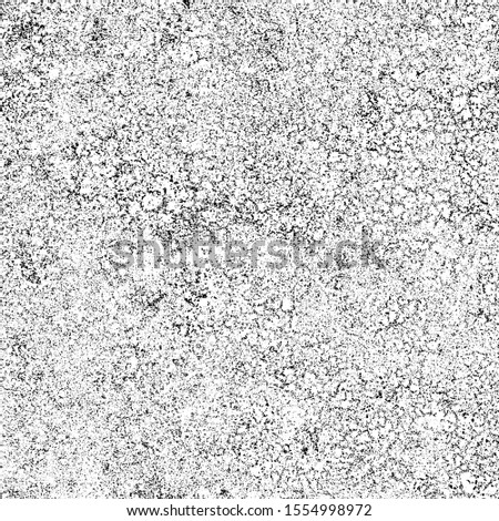 Vector pattern of scratches, chipping. Grunge black white