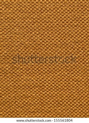 Background from a large linen fabric of yellow color