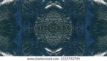 Tie Dye print. Ethnic Pattern. Grunge Style Carpet. Contrast Texture. Flannel Background Ink Paint. Indigo Crumpled Paper. Aquamarine and White. Geometry.