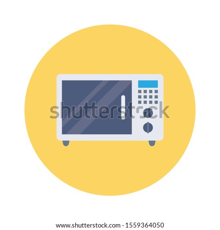 Household Devices flat icons for kitchen & home