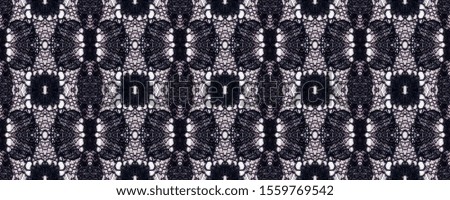 Seamless Thin Lace Texture. Endless Border Braid. White and Black Color. Embroidered Pattern for Combination. Sequins Strips and Rhombus.