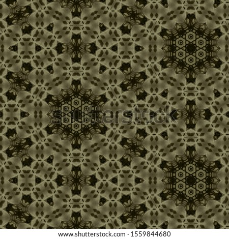 Monochrome abstract kaleidoscopic background design