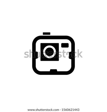 Video camera icon in trendy flat style isolated on white background. Symbol for your web site design, logo, app, UI. Vector illustration, EPS