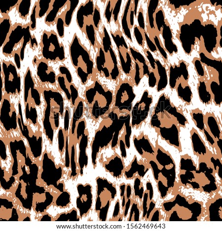 Seamless leopard texture, leopard pattern, african animal print