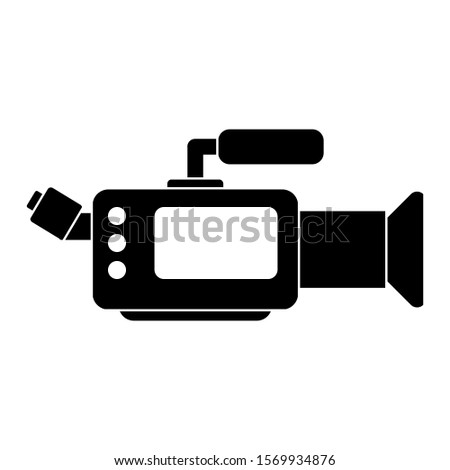Camera icon sign on white background. Vector illustration.