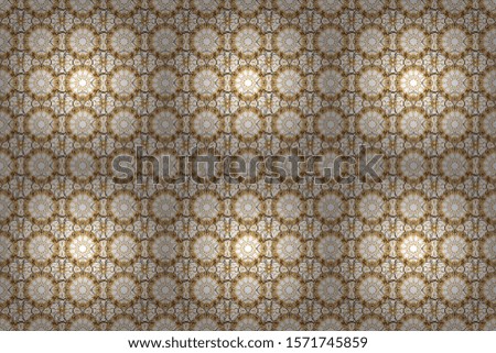 Luxury gold seamless pattern with abstract raster elements. Golden pattern on background.