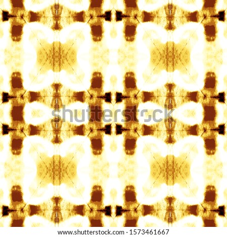 Gold Tie Dye Print. Watercolor Clothing. Orange Ikat Geometric rug. Seamless Bohemian. Japanese Embroidery. Watercolor Tile. Gold Seamless Pattern. Tie Dye Boho. Seamless Boho.