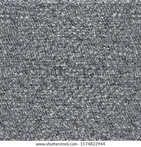 Texture of a worn rug. Rugged gray background. Grunge rough fabric. Outdated carpet structure.