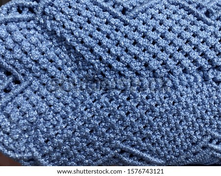 Handmade colorful macrame pattern background,macrame texture,ECO friendly,Modern summer concept,knitting