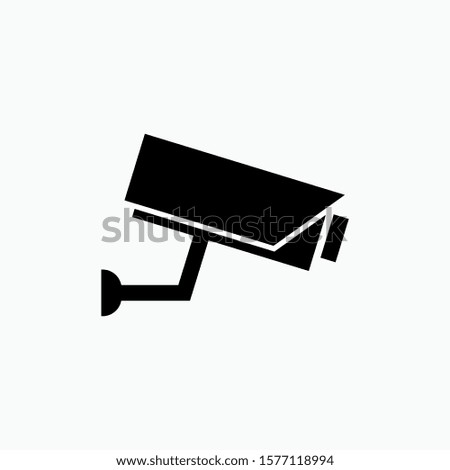 
Surveillance CCTV Icon.  Signs & Symbols Monitored. Applied for Design, Presentation, Website or Apps Elements.