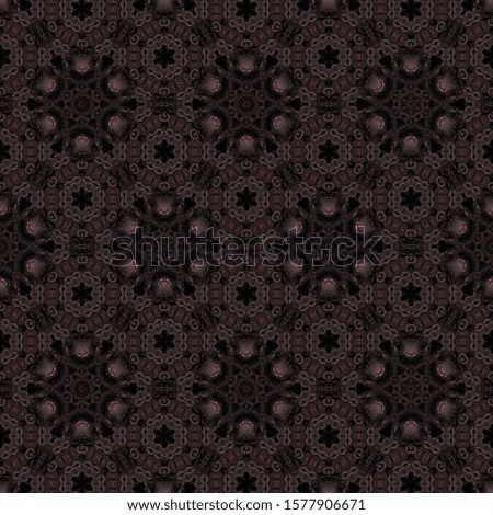 Dark monochrome abstract kaleidoscopic background design