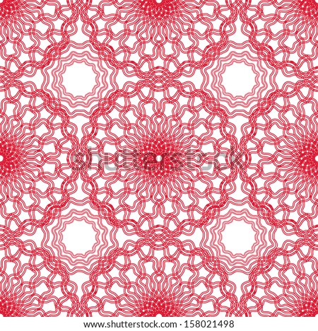 geometric  ornament - seamless pattern - Tangier Grid, Abstract Guilloche Background. Raster version