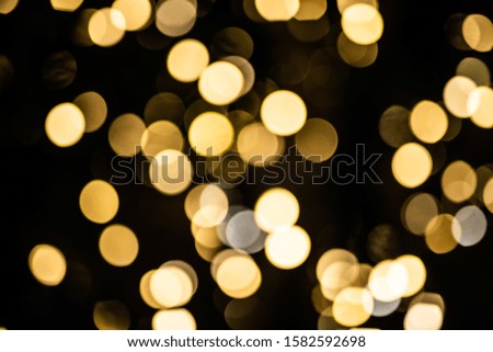 Abstract lights with christmas bokeh