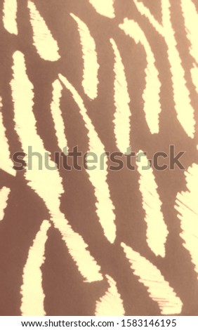 Wavy Grunge Tiger Print.  Zebra Geometric. Brown, Yellow Graffiti Drawing. Brown, Yellow Modern Art Image. Tiger Stripes. Zebra Ornate Background. Fashion Leo Stripes Pattern.