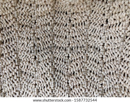Handmade colorful macrame pattern background texture, ECO friendly,Modern summer concept,knitting