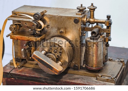 Retro Telegraph machine for communication
