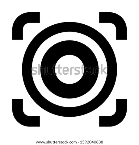 detection icon isolated sign symbol vector illustration - high quality black style vector icons
